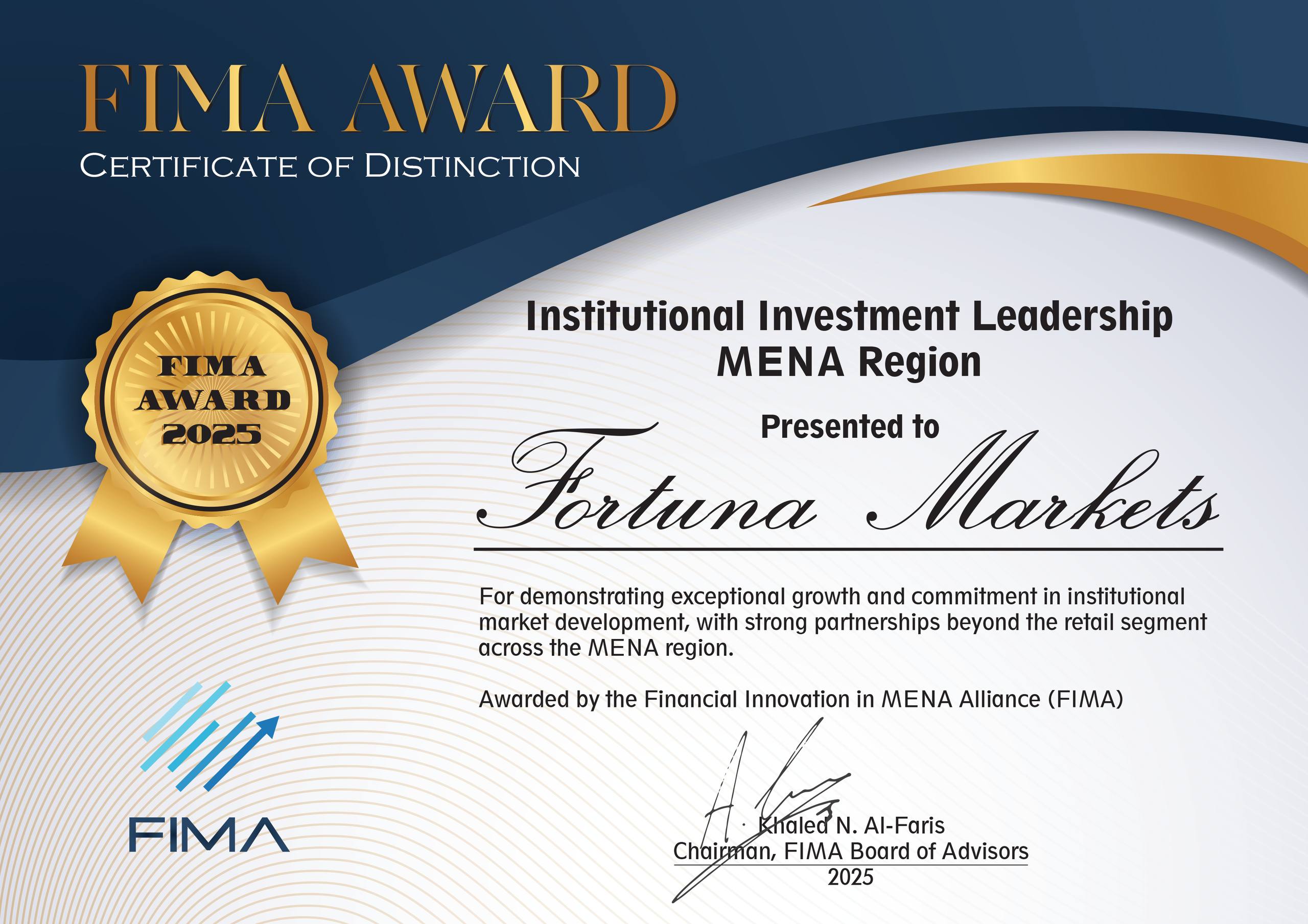 Institutional Investment Leadership – MENA Region